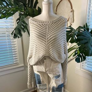 Knitted White Sweater